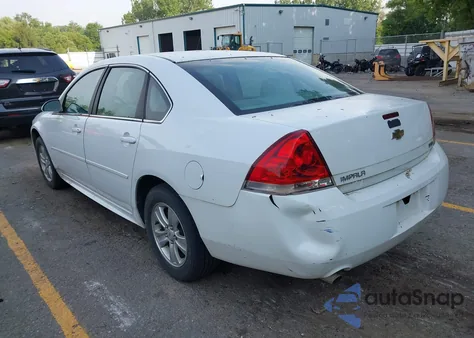 2012 Chevrolet Impala Ls from USA, damaged, VIN 2G1WF5E34C1139140